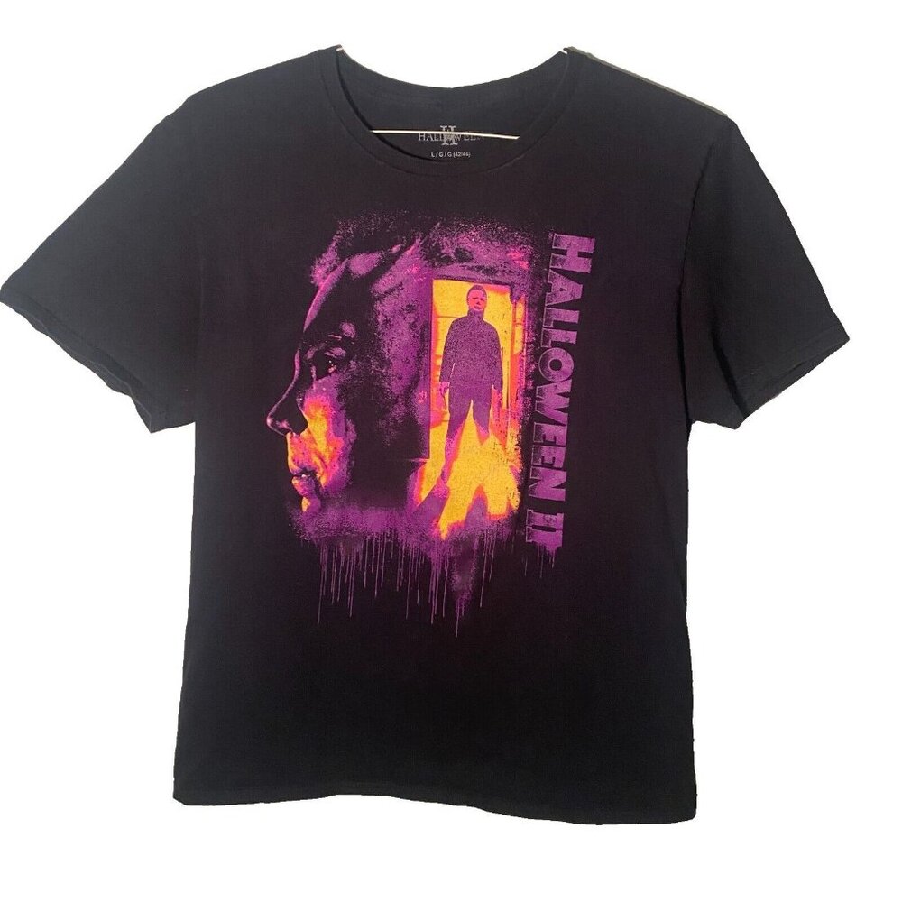 Halloween II T Shirt Michael‎ Myers Movie Black Size L